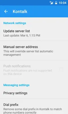 Kontalk android App screenshot 0
